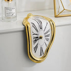 Schmelzende Uhr Retro Design Tisch oder Wanduhr
