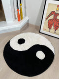 Yin and Yang Symbol Teppich Flauschig Rutschfest