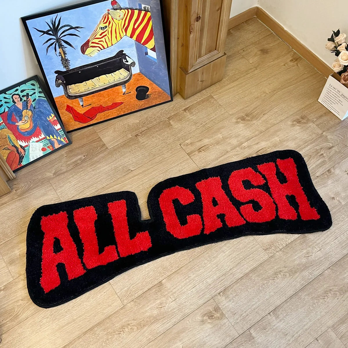 All Cash Teppich 3D Plüsch und Rutschfest