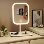 LED Schminkspiegel mit 3 Lichtfarben & Touch-Steuerung