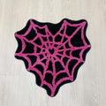 Herzförmiger Spider Web Teppich Weich und Rutschfest 