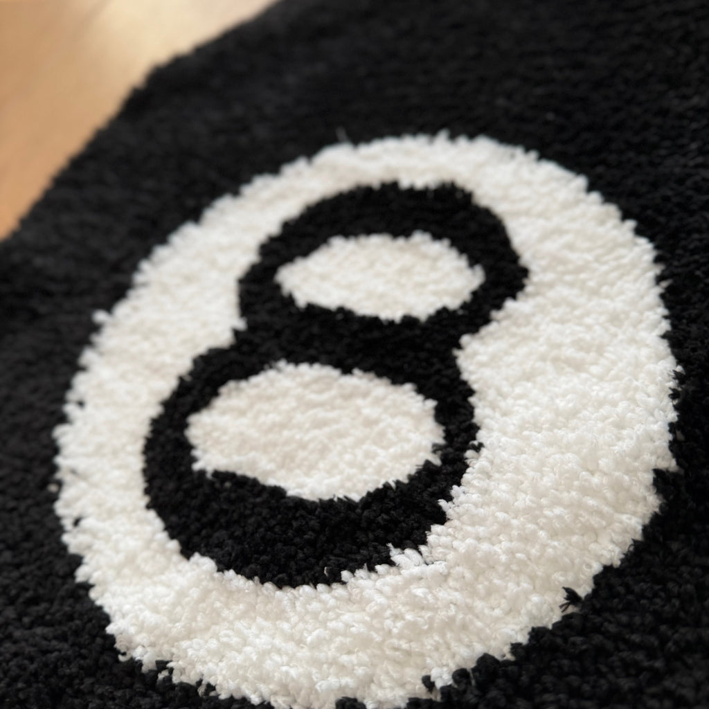 Ästhetischer Billard 8-Ball Teppich