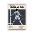 Ronaldo Poster / High-quality football poster on canvas