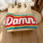 Fluffy Rainbow Teppich Ultraweich und Rutschfest