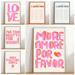 Collection d'affiches Nordic Amor