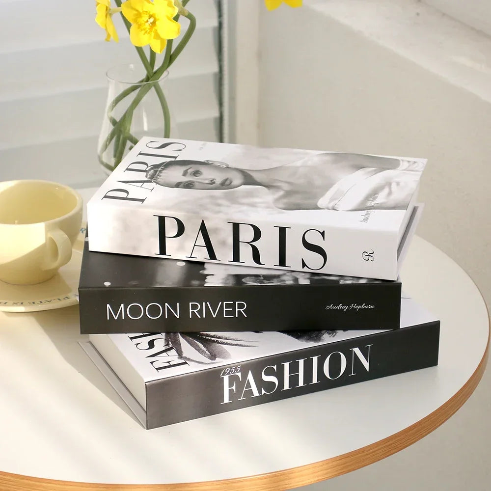 Deko-Bücher: „Paris Fashion“ Designer Edition (3er Set)