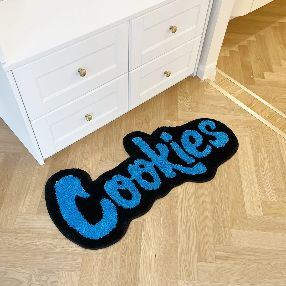 Cookies Teppich Handgemacht Flauschig