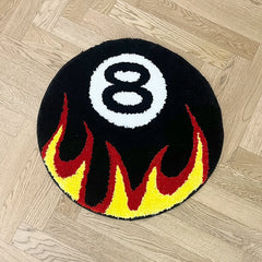 Tapis Flammes 8 Ball
