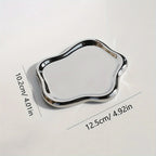 1Pv Ceramic Jewelry Tray, Cloud Shape Trinket Dish Vanity Organizer Tray for Jewelry, Ring Trinket Dish, Key Tray Jewelry Holder