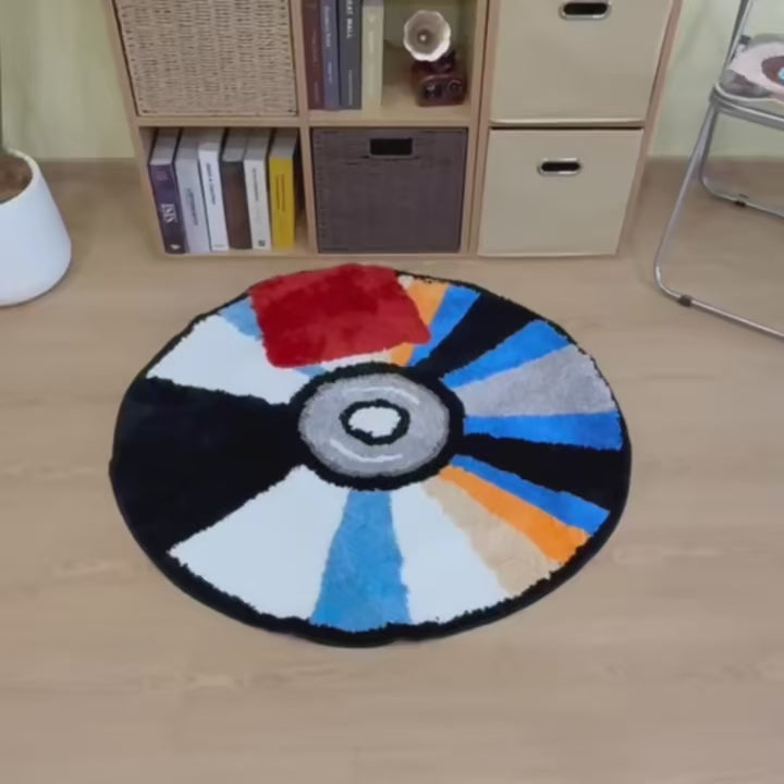 Tapis rond CD
